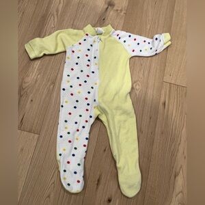 Vintage Sears Polka Dot Kids sleeper 6-9m